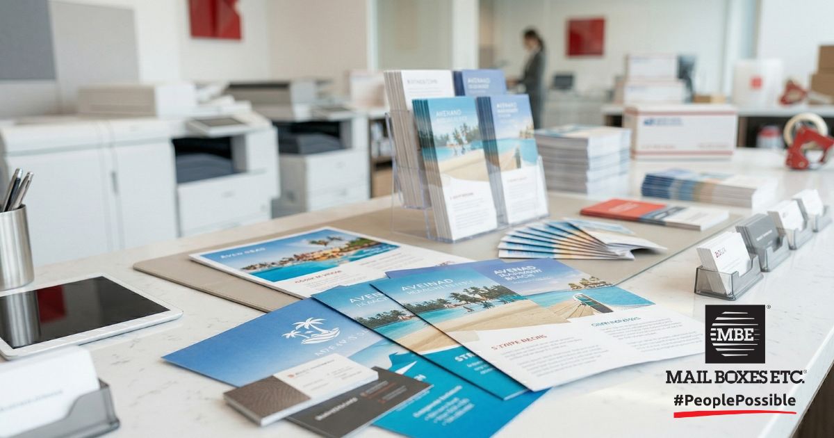 Supports marketing imprimés en Martinique